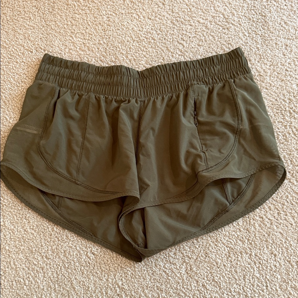 lululemon athletica Forest Green Athletic Shorts